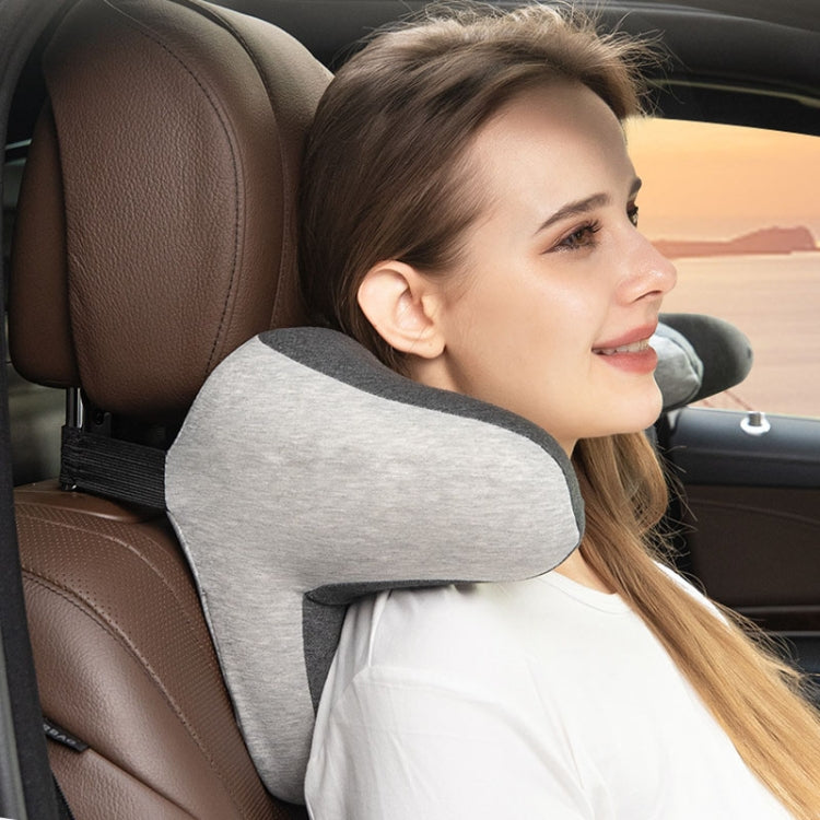 Car Headrest Memory Foam Neck Support Pillow Car Seat Cervical Cushion(Navy) - Seat Accessories by buy2fix | Online Shopping UK | buy2fix