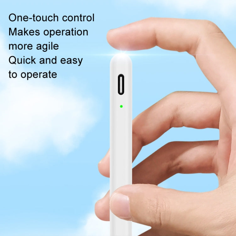 Fast Charge+Touch Switch+Bluetooth Function Anti-false Touch Capacitive Pen for iPad 2018 or Later(White) - Stylus Pen by buy2fix | Online Shopping UK | buy2fix