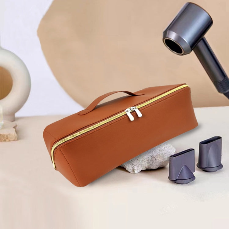 For Dyson Hair Dryer Curling Wand Portable Storage Bag, Color: Brown+Hair Dryer Rack - Dyson Accessories by buy2fix | Online Shopping UK | buy2fix