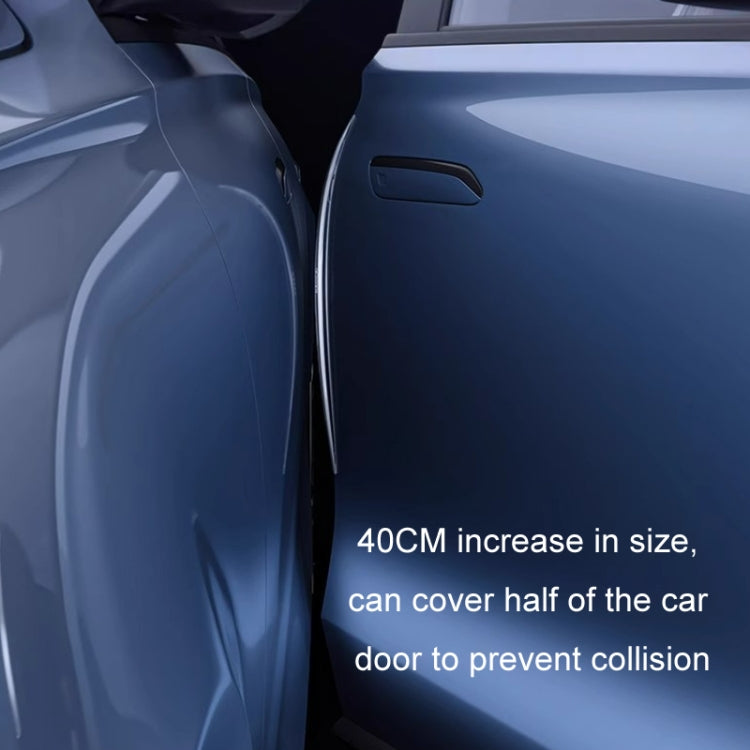 HAOCAI 40cm Car Door Anti-collision Strip Door Edge Bumper Protector, Color: 8pcs Transparent - Anti Collision Sticker by HAOCAI | Online Shopping UK | buy2fix