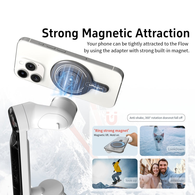 For Insta360 Flow aMagisn Gimbal Magnetic Adapter MagSafe Sports Camera Accessories - Others by aMagisn | Online Shopping UK | buy2fix