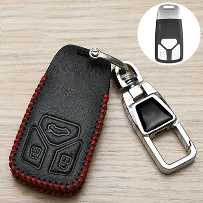For Audi C Car Folding Key Cover Multifunctional Keychain Anti-lost Number Plate - Car Key Cases by buy2fix | Online Shopping UK | buy2fix