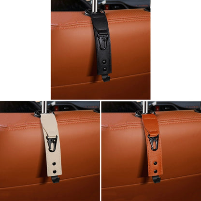 Car Seat Back Multifunctional Storage Metal Hook(Black) - Auto Fastener & Clips by buy2fix | Online Shopping UK | buy2fix
