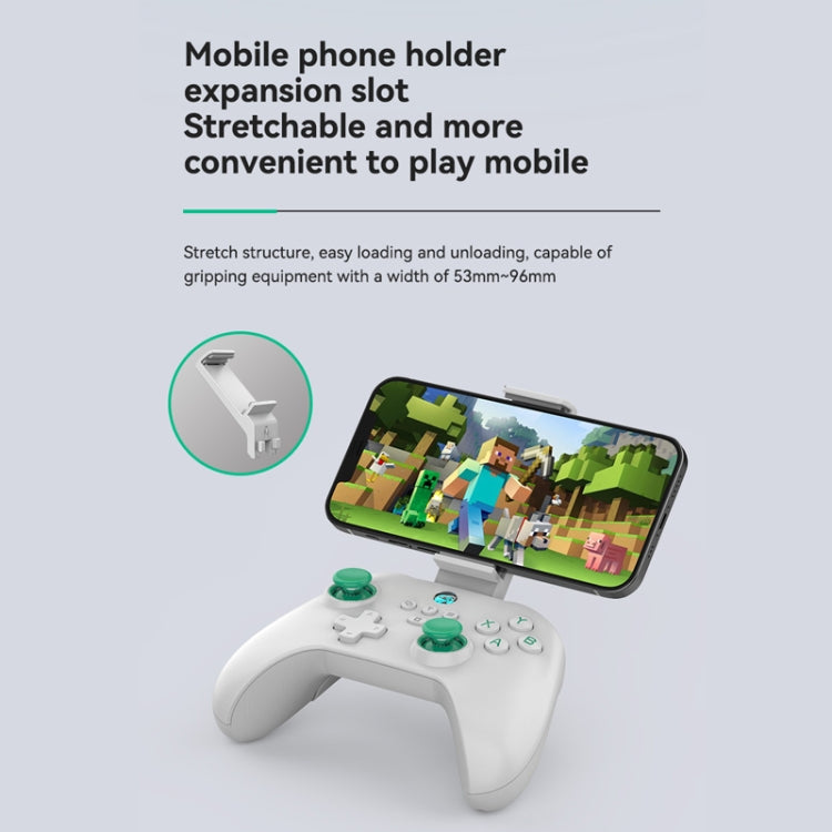 Z03 Wireless Bluetooth Game Controller For Switch / IOS / Android / PC / PS3 / PS4, Spec: Star White+Bracket - Gamepads by buy2fix | Online Shopping UK | buy2fix