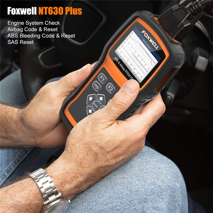 FOXWELL NT630 Plus OBD2 Scanner SRS ABS Code Reader SAS OIL EPB Reset Diagnostic - Code Readers & Scan Tools by FOXWELL | Online Shopping UK | buy2fix