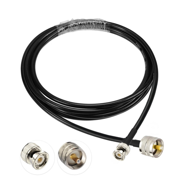 0.5m BNC Male To UHF Male RG58 Adapter Cable - Cable by buy2fix | Online Shopping UK | buy2fix