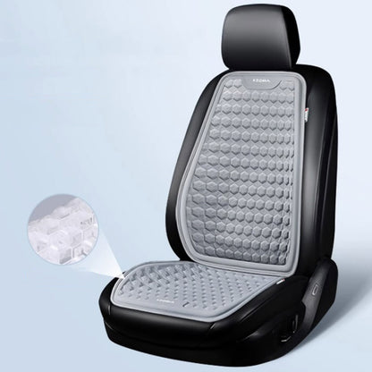 HELLOLEIBOO Car Gel Ice Cushion Four Seasons Universal Breathable Seat Cushion, Color: Cushion+Backrest Double Layer Gray - Seat Accessories by HELLOLEIBOO | Online Shopping UK | buy2fix