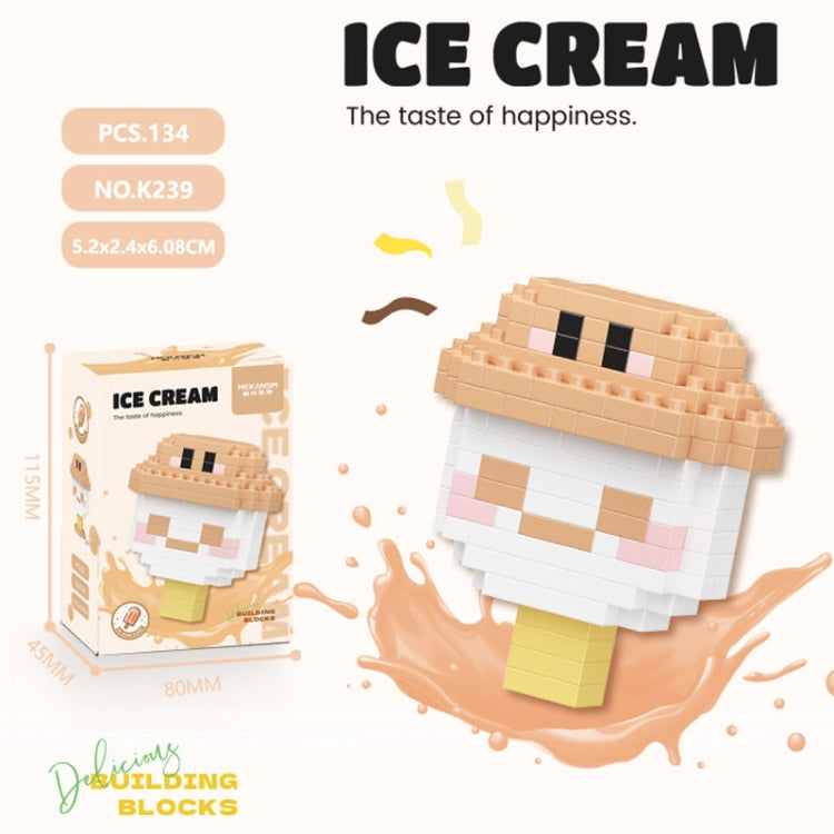 Mekansm K239 Micro-particle Ice-cream Series Childhood Jigsaw Toys Building Blocks Ornament Child Gift - Building Blocks by Mekansm | Online Shopping UK | buy2fix