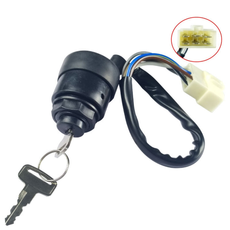 For Kawasaki ATV/UTV Starter Power Ignition Switch Key Lock(Black) - Engines & Engine Parts by buy2fix | Online Shopping UK | buy2fix