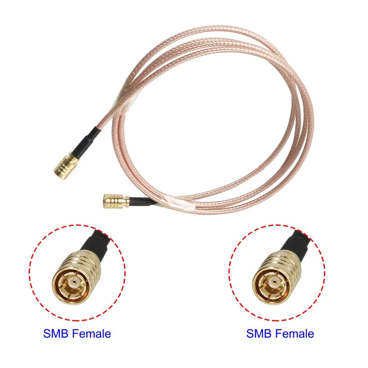 30cm SMB Female To SMB Female RG316 Coaxial Cable Jumper - Connectors by buy2fix | Online Shopping UK | buy2fix