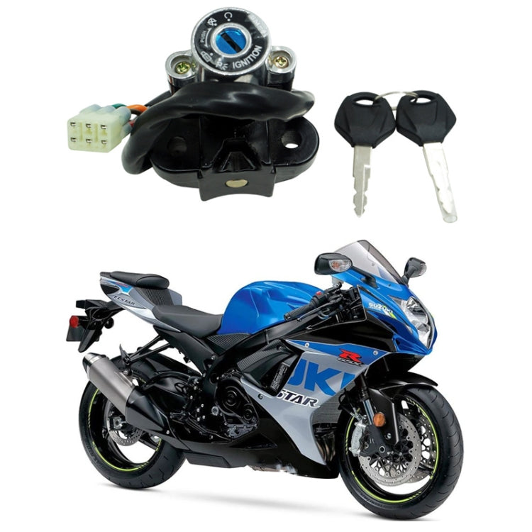 For Suzuki GSX-R600/GSX-R750/GSF600/GSF1200 Ignition Lock - Replacement Parts by buy2fix | Online Shopping UK | buy2fix