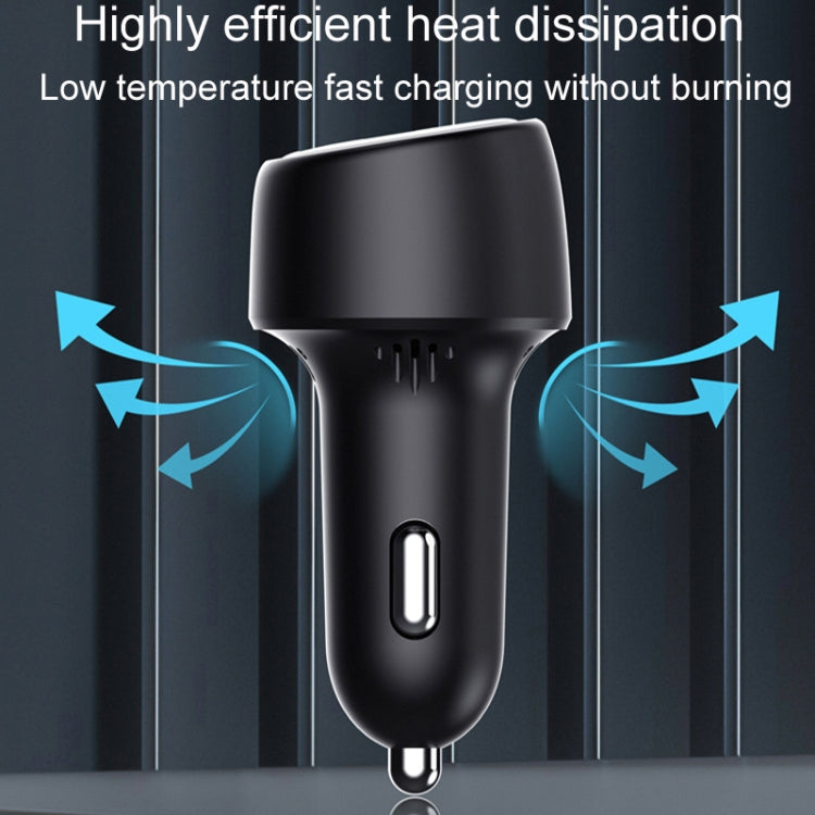 S-31 65W Dual Port A+C High Power Car Fast Charger Auto Cigarette Lighter - Car Charger by buy2fix | Online Shopping UK | buy2fix