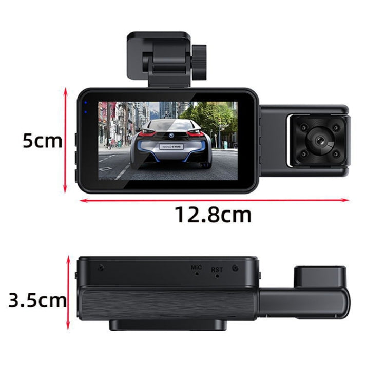 WIFI 3 Lens 1080P Night Vision Video Driving Recorder - Car DVRs by buy2fix | Online Shopping UK | buy2fix