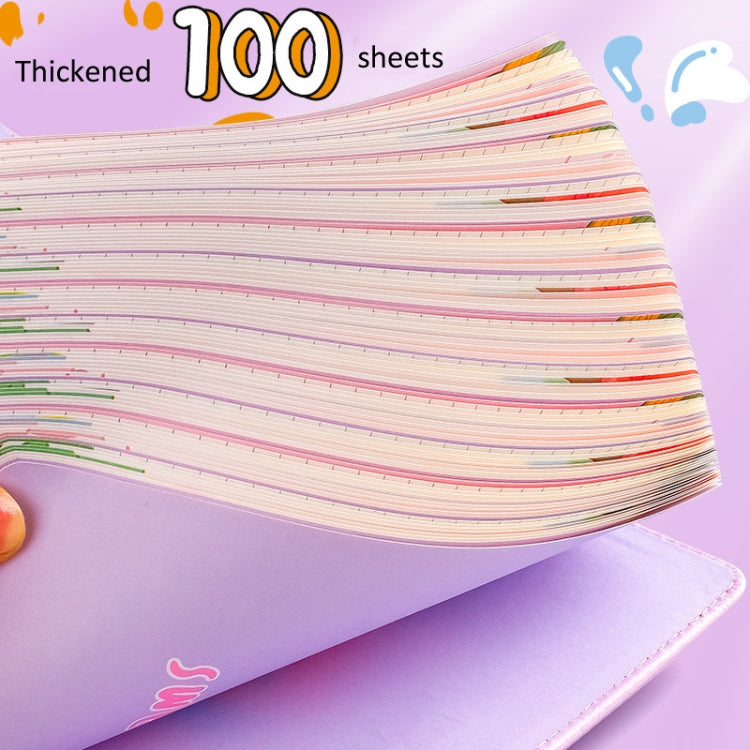 Kabaxiong A5 Size 3D Squishy Destress Cute Notebook Diary 100 Inner Pages(Honey Rabbit) - Notebooks by Kabaxiong | Online Shopping UK | buy2fix