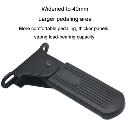 Electric Vehicle Folding Front Footrest Electric Moped Front Pedal, Model: 7cm Iron - Others by buy2fix | Online Shopping UK | buy2fix