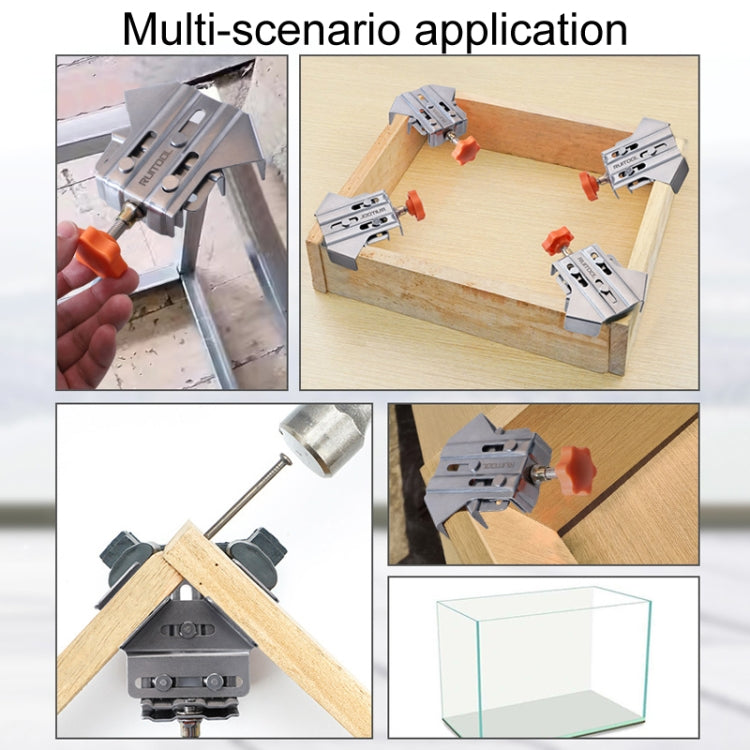 RUITOOL Woodworking Quick Splicing Positioner Stainless Steel Right Angle Fixing Clip, Model: Opening Type - Clamps by RUITOOL | Online Shopping UK | buy2fix