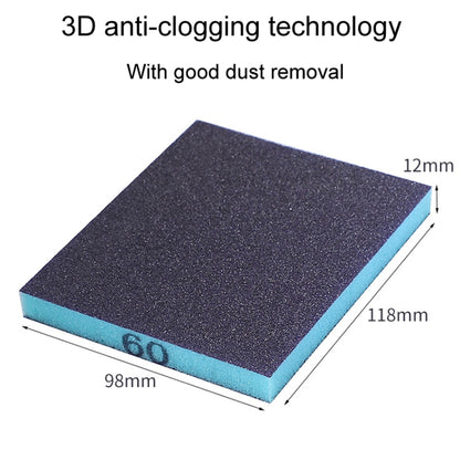 180# Woodworking Polishing Metal Rust Removal Wet And Dry Sponge Sandpaper - Abrasive Tools & Accessories by buy2fix | Online Shopping UK | buy2fix