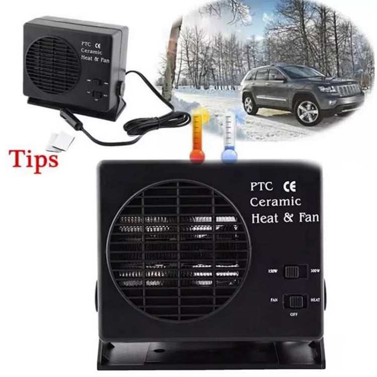 Car Heater Heating Fan Car Window Defroster(Black) - Heating & Fans by buy2fix | Online Shopping UK | buy2fix