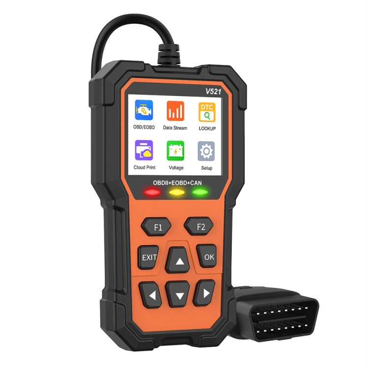 Multifunctional OBD Vehicle Fault Diagnostic Instrument Performance Test(Orange) - Code Readers & Scan Tools by buy2fix | Online Shopping UK | buy2fix