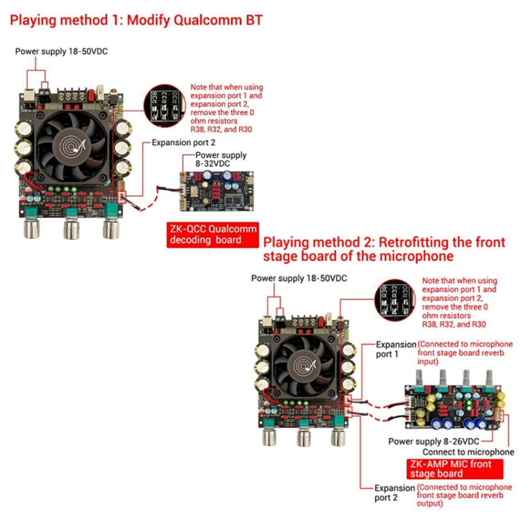 HIFI Dual-Channel High-Power TPA3255 Digital Amplifier Board(Split Type) - Breadboard / Amplifier Board by buy2fix | Online Shopping UK | buy2fix