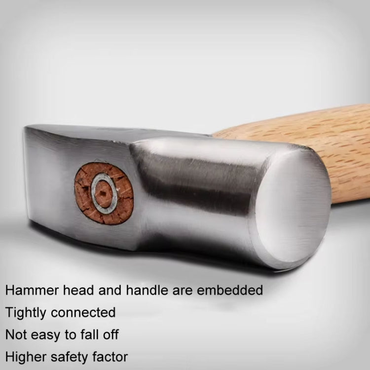 MYTEC Large Silversmith Hammer Tool Short Handled Small Hammer Handmade Round Head Duckbill Hammer - Hammer by MYTEC | Online Shopping UK | buy2fix