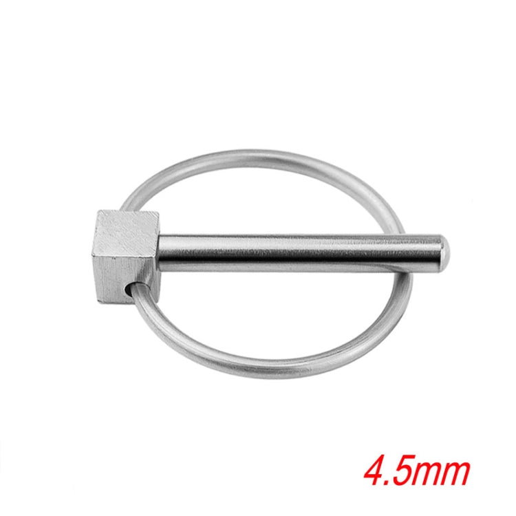 4.5mm 316 Stainless Steel Marine Hardware Spring Safety Stop, Specifications: 300mm Rope - Marine Accessories & Parts by buy2fix | Online Shopping UK | buy2fix