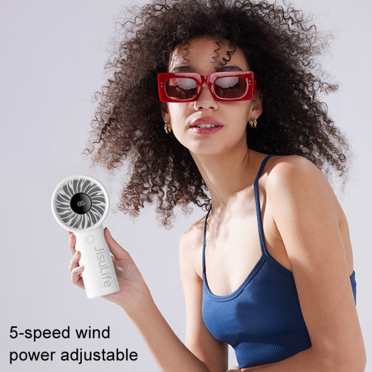 JisuLife Life4 Handheld Portable Small Rechargeable Fan, Battery Capacity: 3600mAh Black - Electric Fans by JisuLife | Online Shopping UK | buy2fix