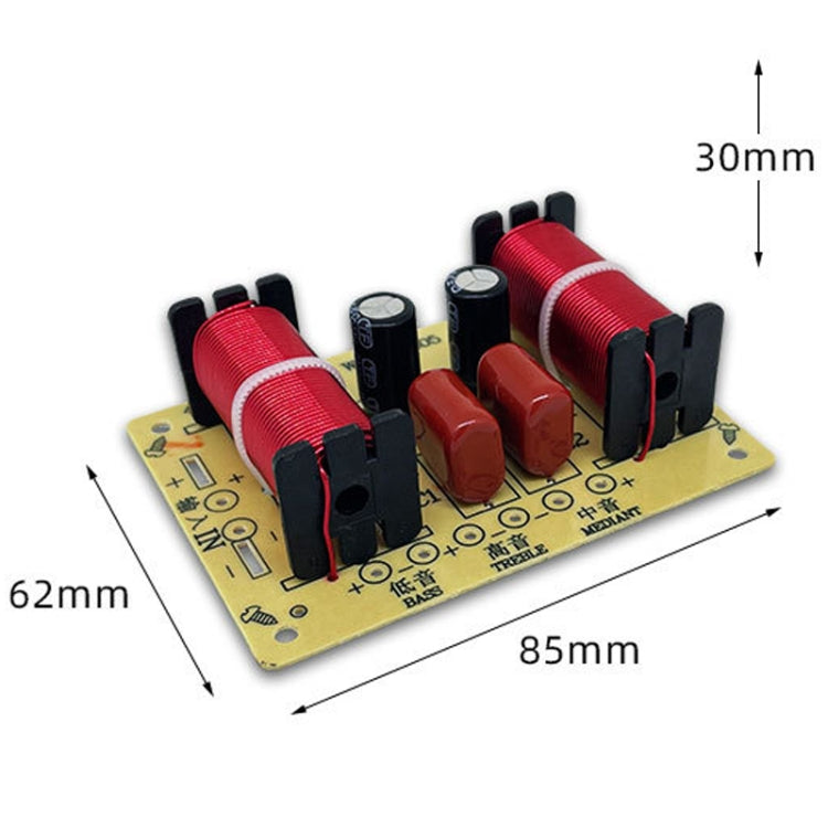 High Medium And Low 3-Way Audio Crossover Home Cinema Speaker Divider, Style: 305B Model - Audio Crossover by buy2fix | Online Shopping UK | buy2fix