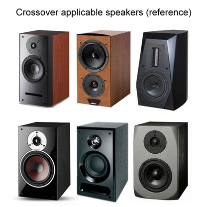 WEAH-2503 High and Low 2-way Speaker Crossover Hi-Fi Home Audio Solderless Divider(B Type Red Capacitor) - Audio Crossover by buy2fix | Online Shopping UK | buy2fix