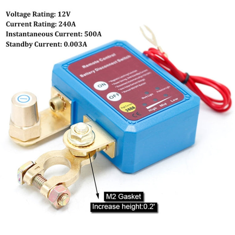 Car Battery Disconnectors Remote Control Smart Disconnect Switch, Style: Intelligent Model - Relays by buy2fix | Online Shopping UK | buy2fix