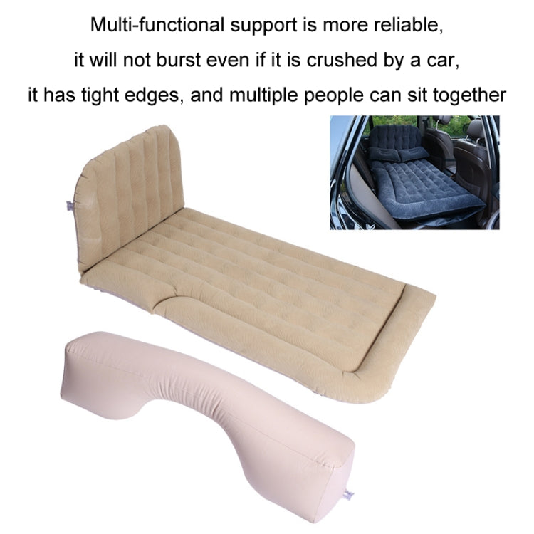 Inflatable Mattress For Car Travel SUV Rear Seat/Trunk, Color: Beige Dual-purpose Square Pier - Seat Accessories by buy2fix | Online Shopping UK | buy2fix