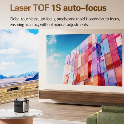 TOUMEI S8 1080P/4K DLP Android 11.OS Wifi 3D Wireless Projector US Plug - Mini Projector by TOUMEI | Online Shopping UK | buy2fix