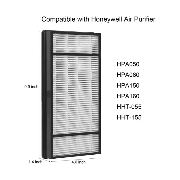 For Honeywell HRF-H1 HRF-H2 HPA050 Air Purifier 2pcs /Pack Filter Replacement Parts - Air Purifiers & Accessories by buy2fix | Online Shopping UK | buy2fix