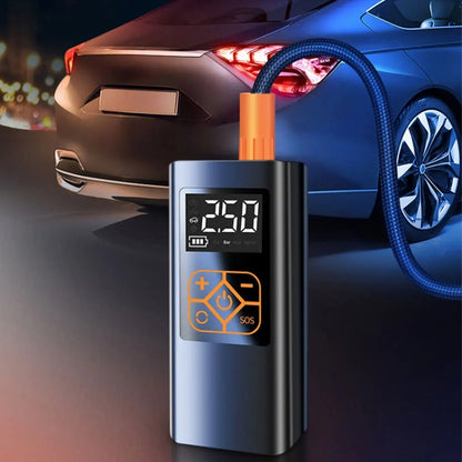 Car Portable Mini Tire Intelligent Air Pump, Style: Wired+Storage Bag - Inflatable Pump by buy2fix | Online Shopping UK | buy2fix