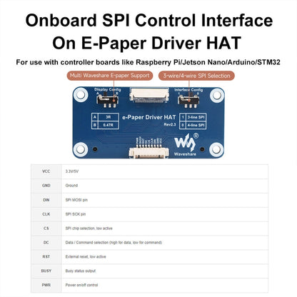 Waveshare 13.3inch 960×680 Pixels SPI Communication E-Ink Display, Spec: Module Version - LCD & LED Display Module by Waveshare | Online Shopping UK | buy2fix