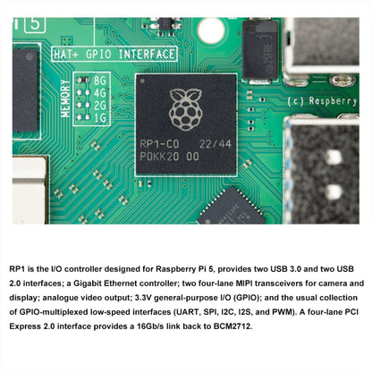 Waveshare For Raspberry Pi 5 2.4GHz Quad-Core BCM2712 Processor Development Board, Spec: 4GB - Raspberry Pi Accessories by Waveshare | Online Shopping UK | buy2fix