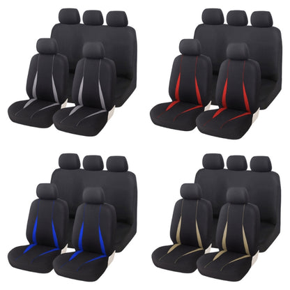 Cars All Seasons Universal All-Inclusive Fabric Seat Cover(33055 Blue) - Seat Accessories by buy2fix | Online Shopping UK | buy2fix