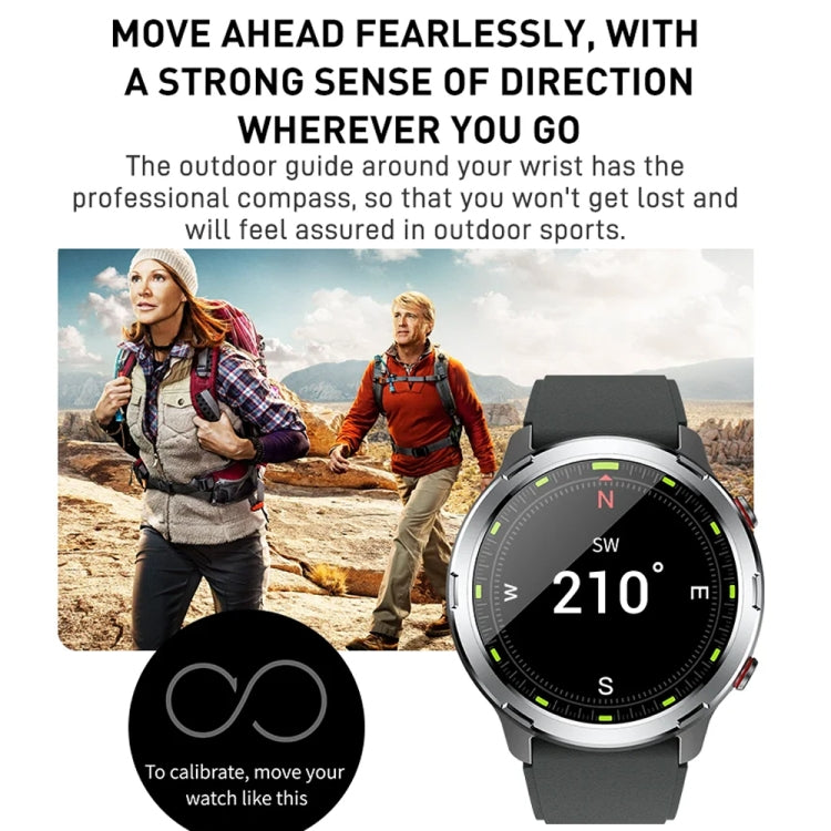 Outdoor GPS Sport Watch 1.32inch HD Round Screen Multi Sport Mode Smartwatch(Pink) - Smart Watches by buy2fix | Online Shopping UK | buy2fix