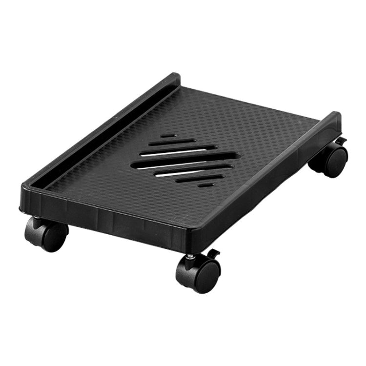 Computer Host Bracket Desktop Chassis Mobile Tray Base Heightening Rack with Pulley, Spec: Straight Wheel - Host Bracket by buy2fix | Online Shopping UK | buy2fix