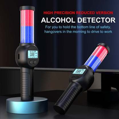 Portable Personal Alcohol Tester High-precision Breathalyzer with Alarm Light English Version - Breath Alcohol Tester by buy2fix | Online Shopping UK | buy2fix