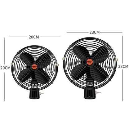 Engineering Car Excavator Strong Cooling High Power Fan, Size: 8 Inch 24V - Heating & Fans by buy2fix | Online Shopping UK | buy2fix