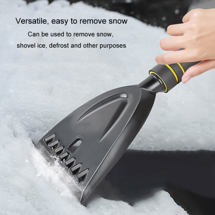 Car Snow Removal Shovel Multi-functional Winter Snow Clearing Tool Windshield Defrost Deicing Shovel(Black Gold) - Ice Scraper by buy2fix | Online Shopping UK | buy2fix