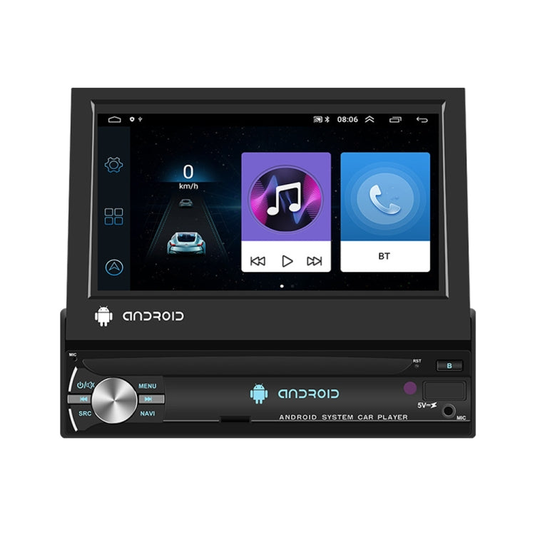 1+32G 7-Inch Single Din Android 10.0 Carplay Screen With GPS Navigation/Bluetooth/Mirror Link/DVR Input, Spec: Standard Edition - Car Monitor by buy2fix | Online Shopping UK | buy2fix