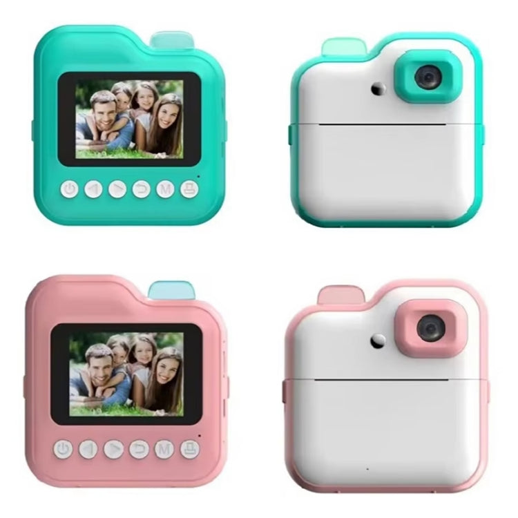 Q6 Kids Digital Camera Mini Instant Print Camera Toy Wireless HD Print Photo Gift(Pink) - Printer by buy2fix | Online Shopping UK | buy2fix