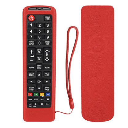 For Samsung BN59-01199F / AK59-00172A / BN59-01175C Remote Control Silicone Protective Cover(Red) - Remote Control Covers by buy2fix | Online Shopping UK | buy2fix