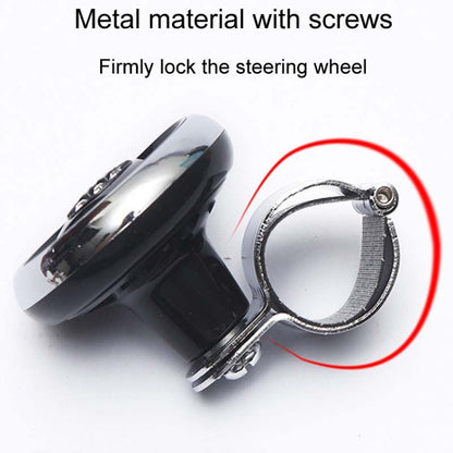 Car Steering Wheel Foldable Ball Bearing Turning Booster, Style: Electroplating - Steering Wheel Accessories by buy2fix | Online Shopping UK | buy2fix