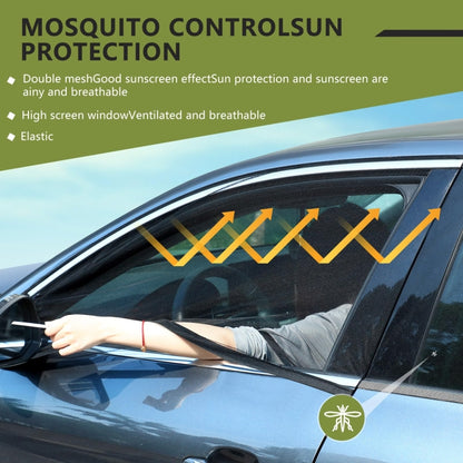 Car Rear Trunk Ventilation Shade Anti-mosquito Screen Cover, Size: XL(Set) - Window Foils & Solar Protection by buy2fix | Online Shopping UK | buy2fix