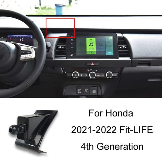 For Honda Car-Mounted Mobile Phone Navigation Holder Base, Model: 21-22 Fit-LIFE 4th Generation - Special Car Holders by buy2fix | Online Shopping UK | buy2fix