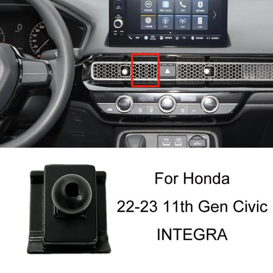 For Honda Car-Mounted Mobile Phone Navigation Holder Base, Model: 22-23 11th Generation Civic/INTEGRA - Special Car Holders by buy2fix | Online Shopping UK | buy2fix