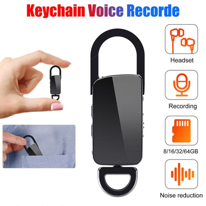 S20 64GB Keychain HD Noise Reduction Portable Recording Pen - U-Disk Recorder by buy2fix | Online Shopping UK | buy2fix